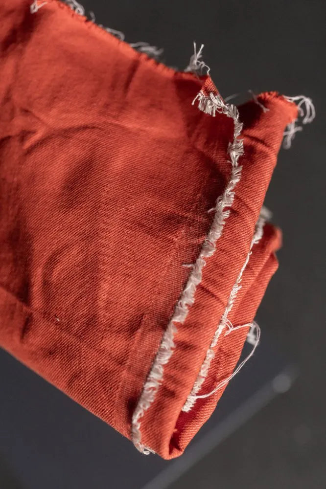 Poppy Red Organic Denim