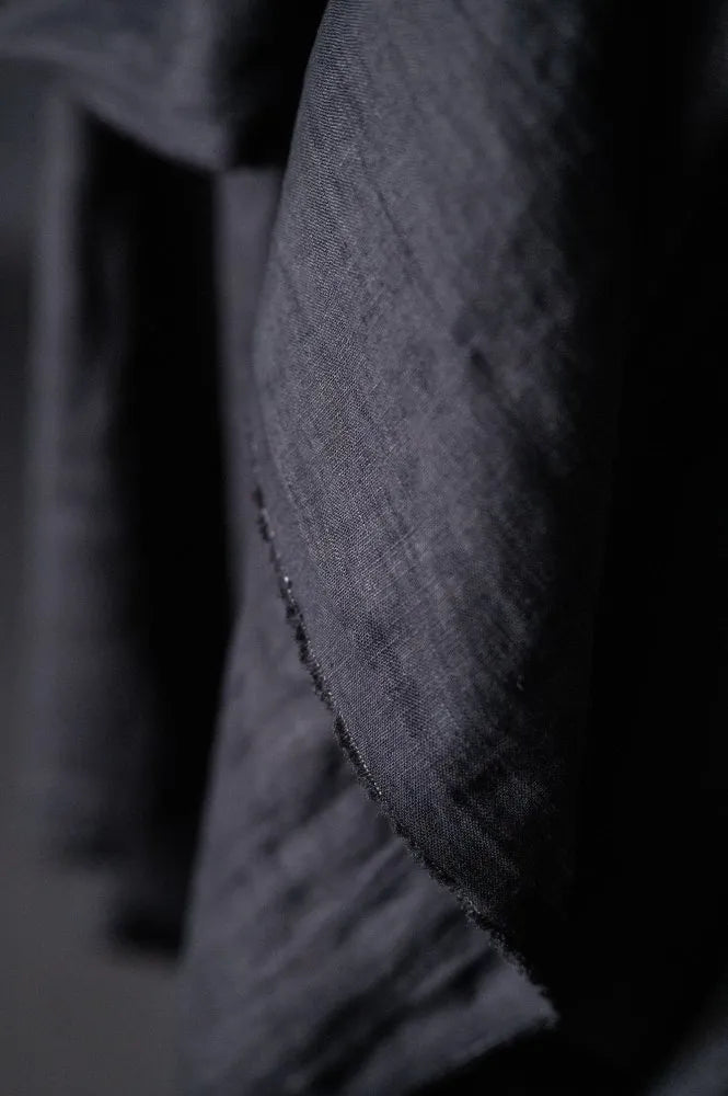 Jet Black Linen