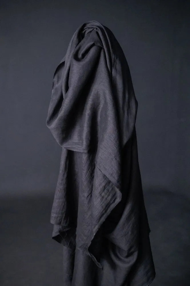 Jet Black Linen