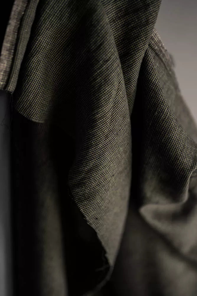 Frontier Forest Black European Laundered Linen/Cotton
