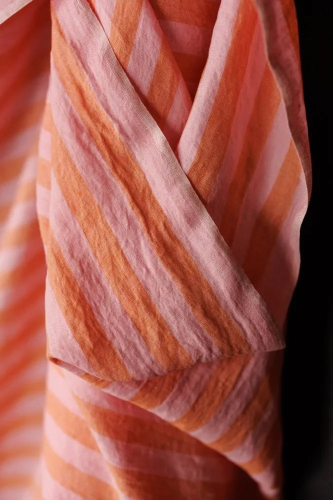 Mallow Stripe EU Linen