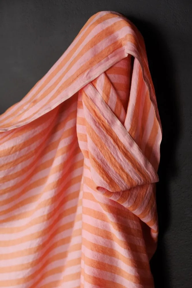 Mallow Stripe EU Linen