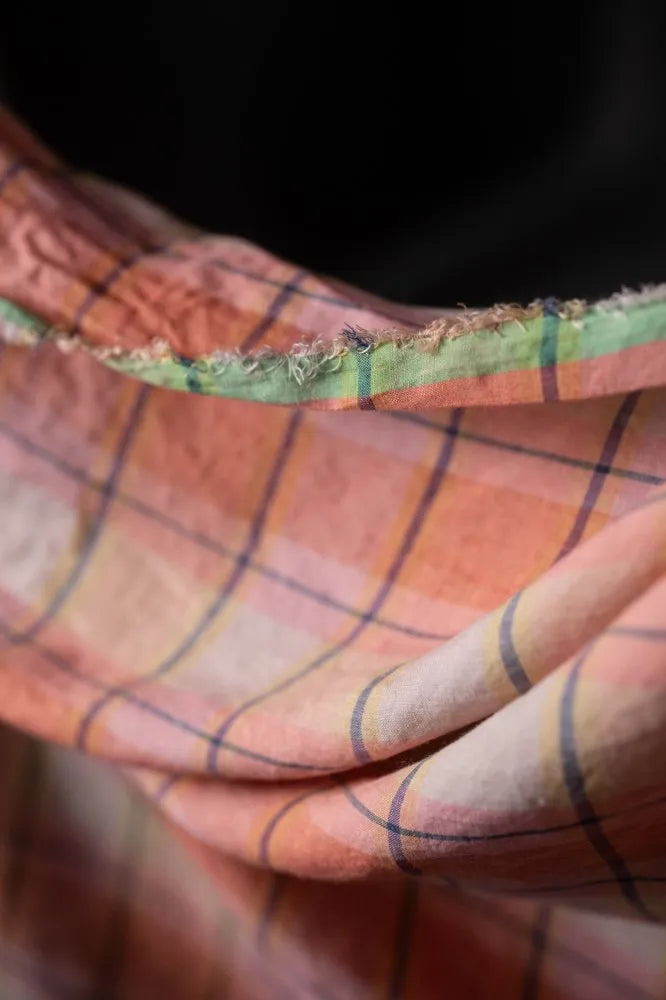 Mon Fleur European Laundered Linen Check by Merchant & Mills