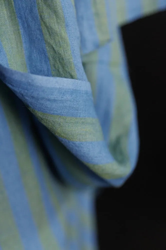 Pastel EU Laundered Linen Stripe