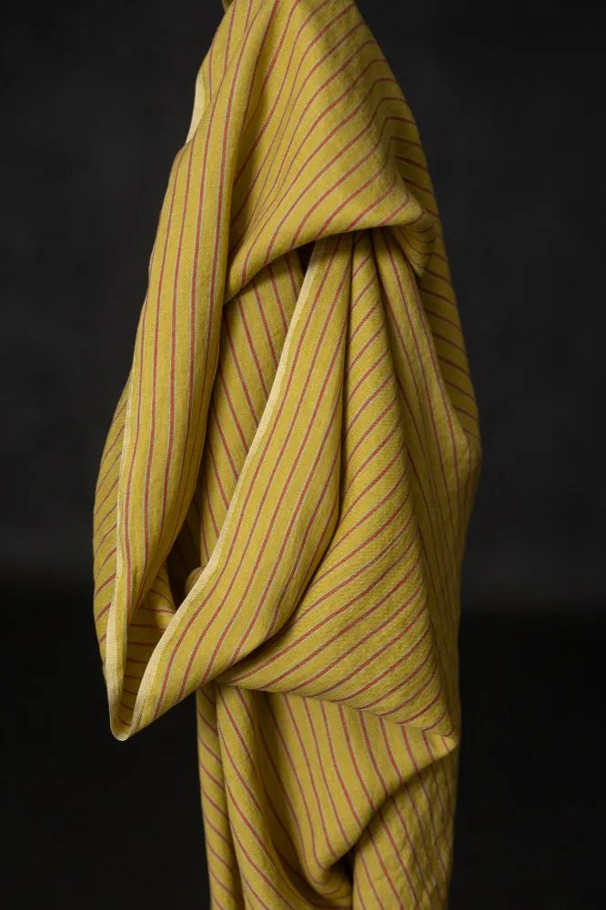 Patisserie European Laundered Linen Stripe