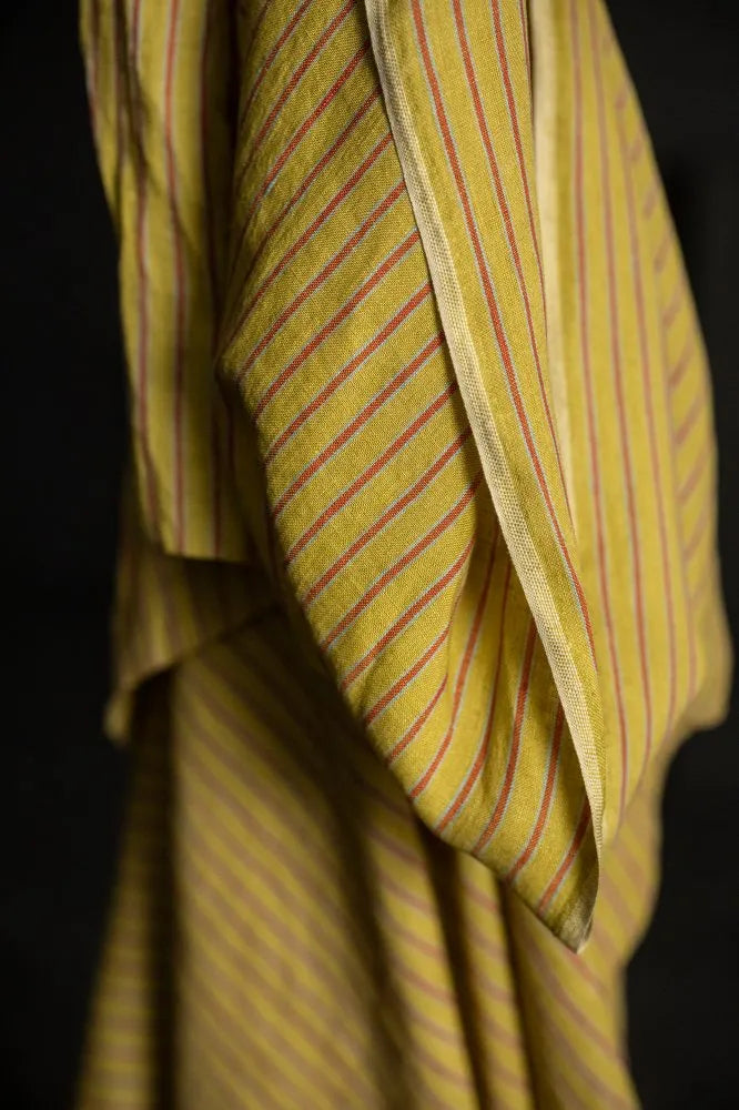 Patisserie European Laundered Linen Stripe