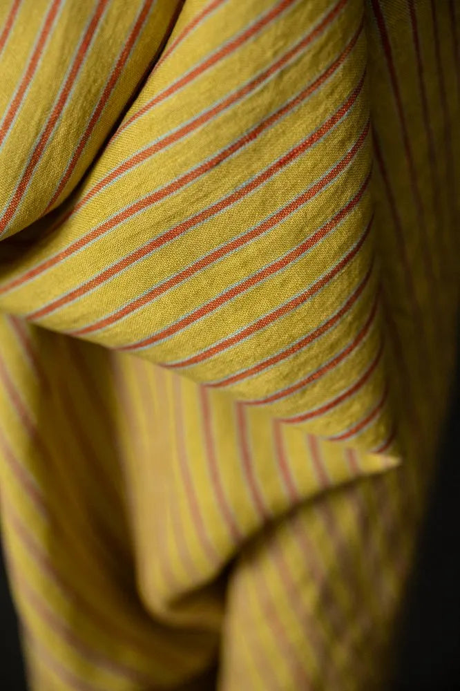 Patisserie European Laundered Linen Stripe