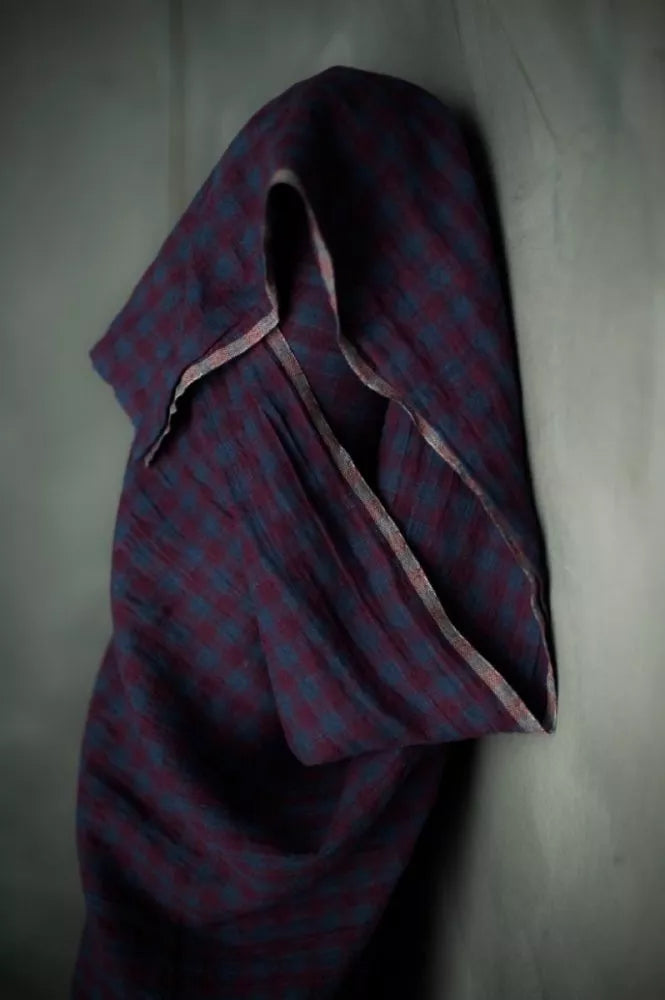 Winter Hymn European Laundered Linen Gingham by Merchant & Mills