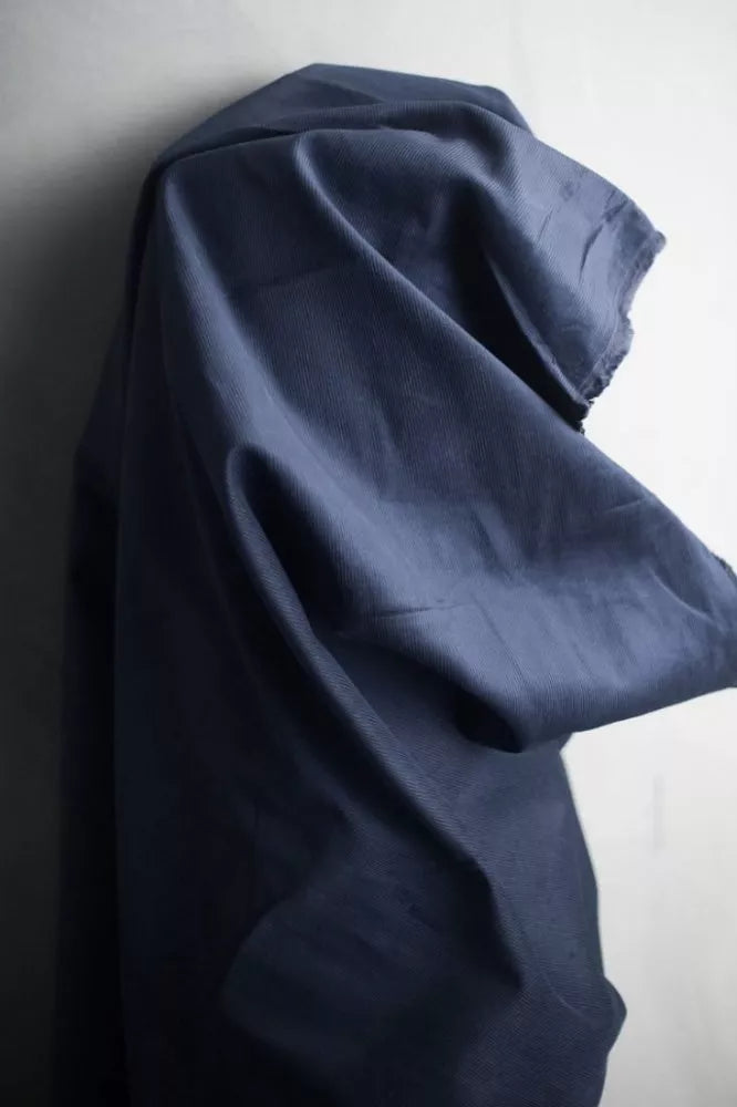 Navy 11 Wale Cotton Corduroy