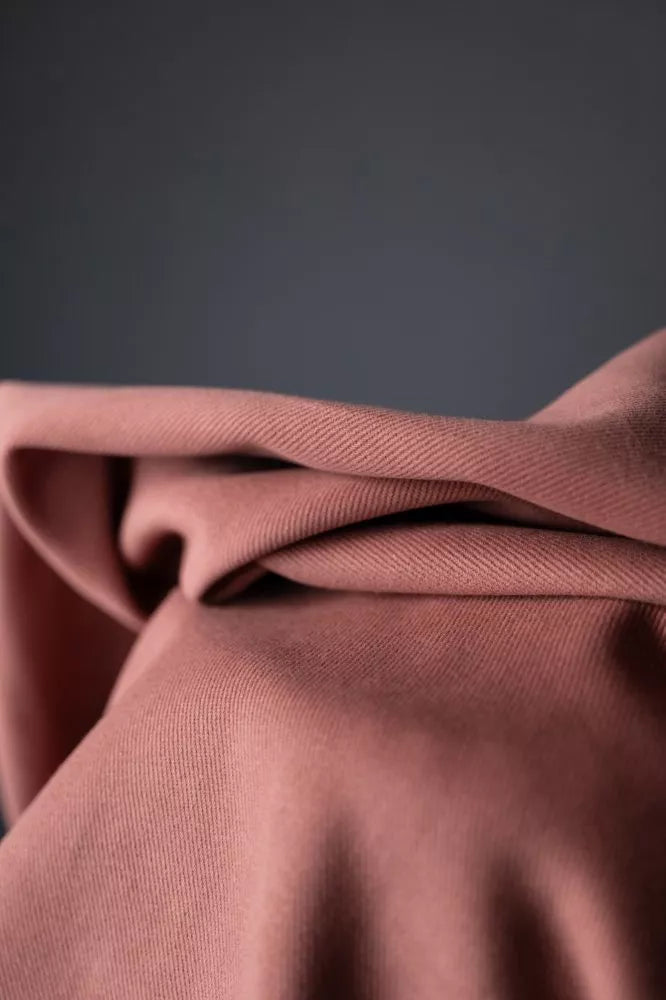 Winter Pink Organic Sanded Twill by Merchant and Mills