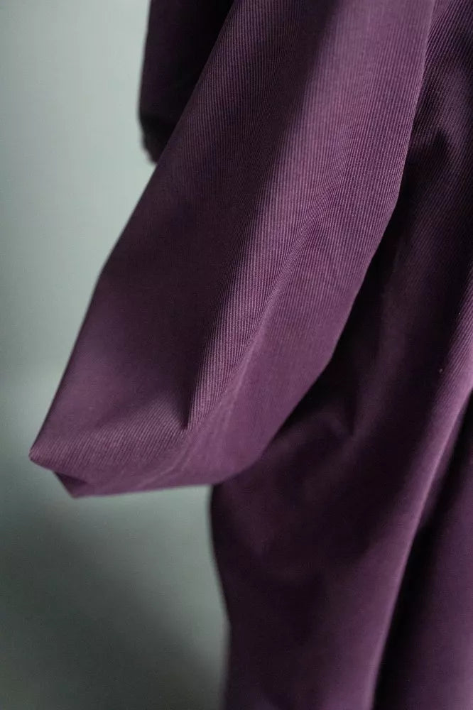 Aubergine 14 Wale Cotton Corduroy
