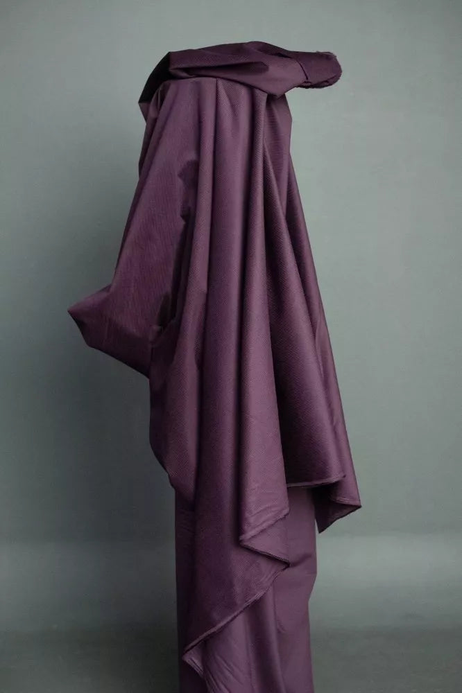 Aubergine 14 Wale Cotton Corduroy