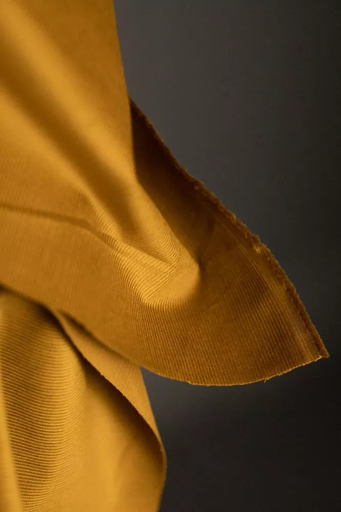 Mustard 14 Wale Cotton Corduroy