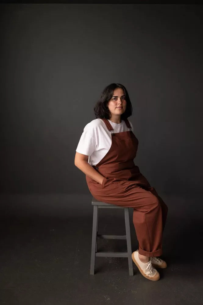 8oz Organic Sanded Twill in Appolina