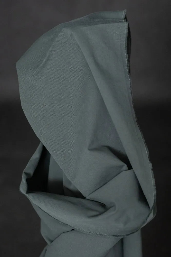 8oz Organic Sanded Twill Nordic Green