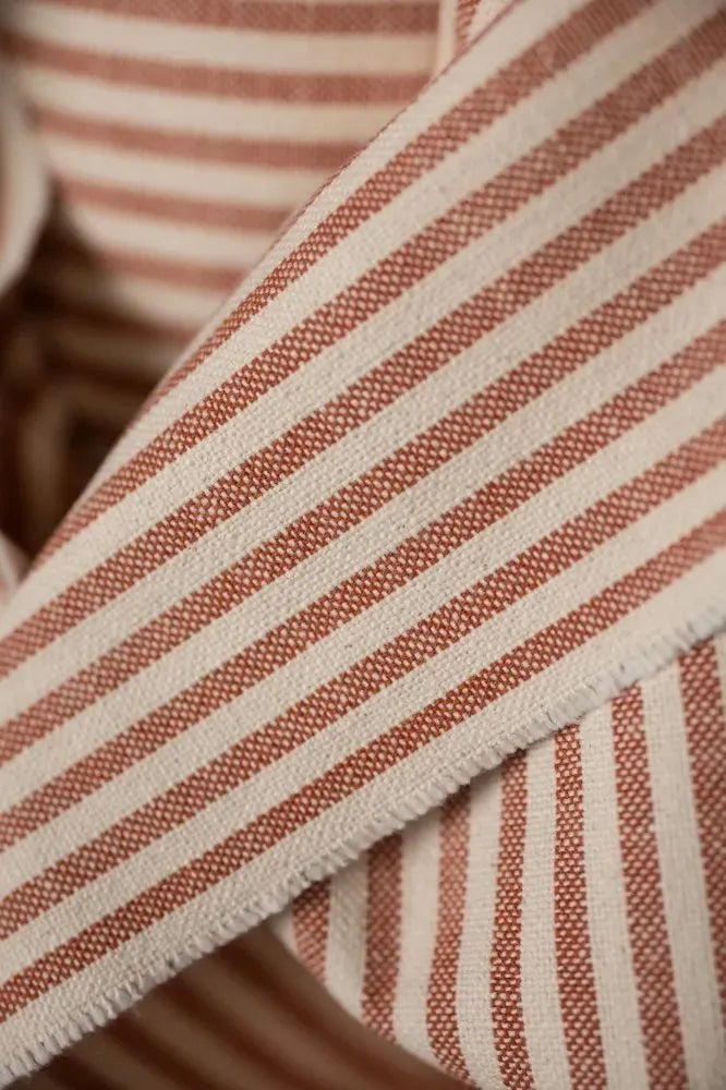 Brick Stripe Heavy Recycled Cotton by Merchant & Mills - COMING SOON