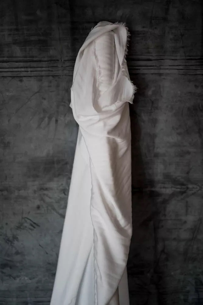 White TENCEL™ Lyocell/Linen