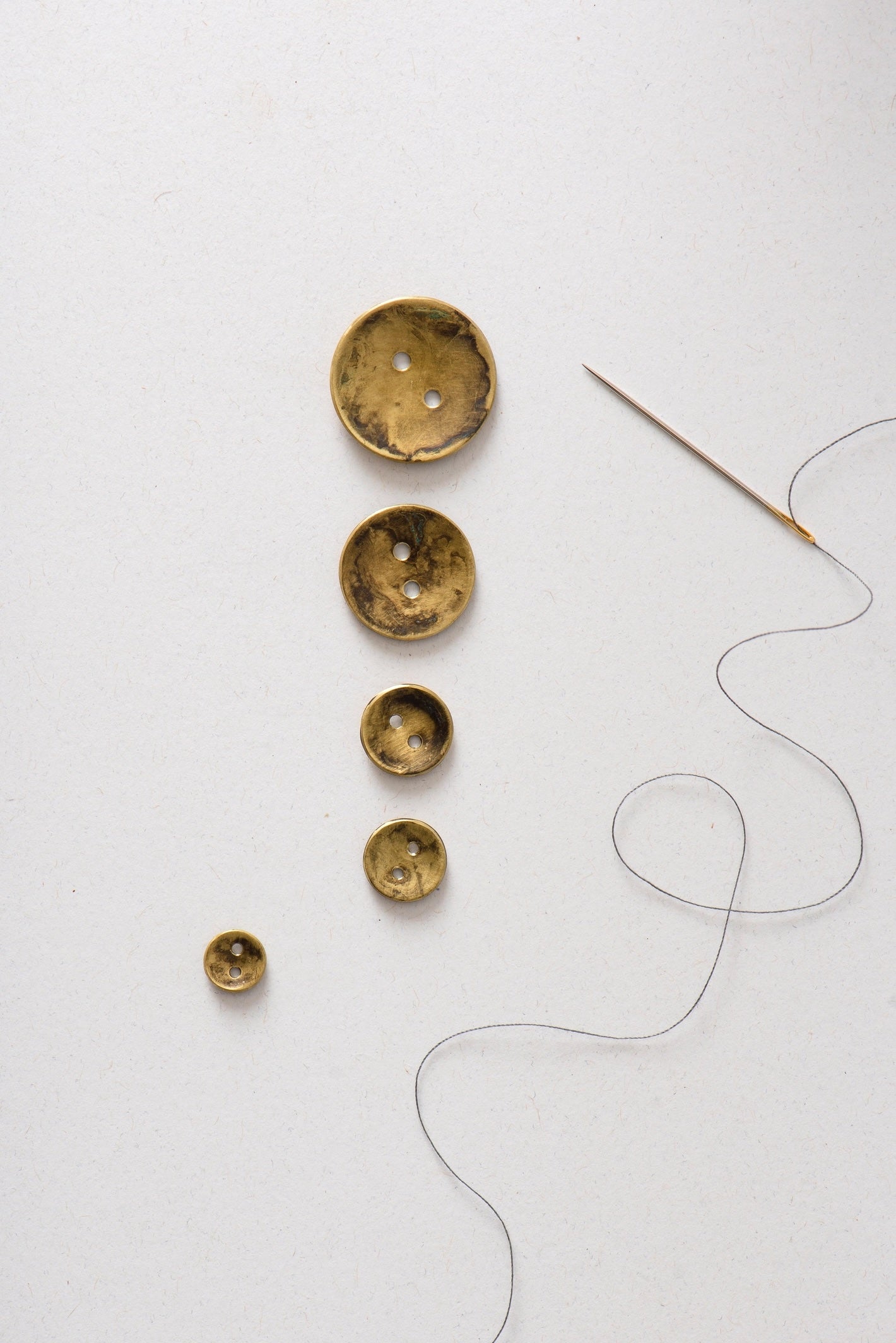 Classic Brass Buttons (3/8”) by Quince & Co