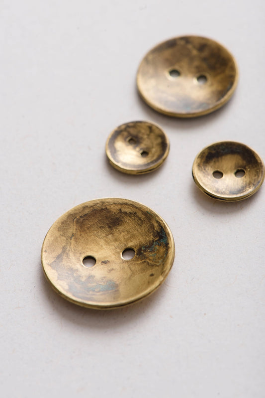 Classic Brass Buttons (3/8”) by Quince & Co
