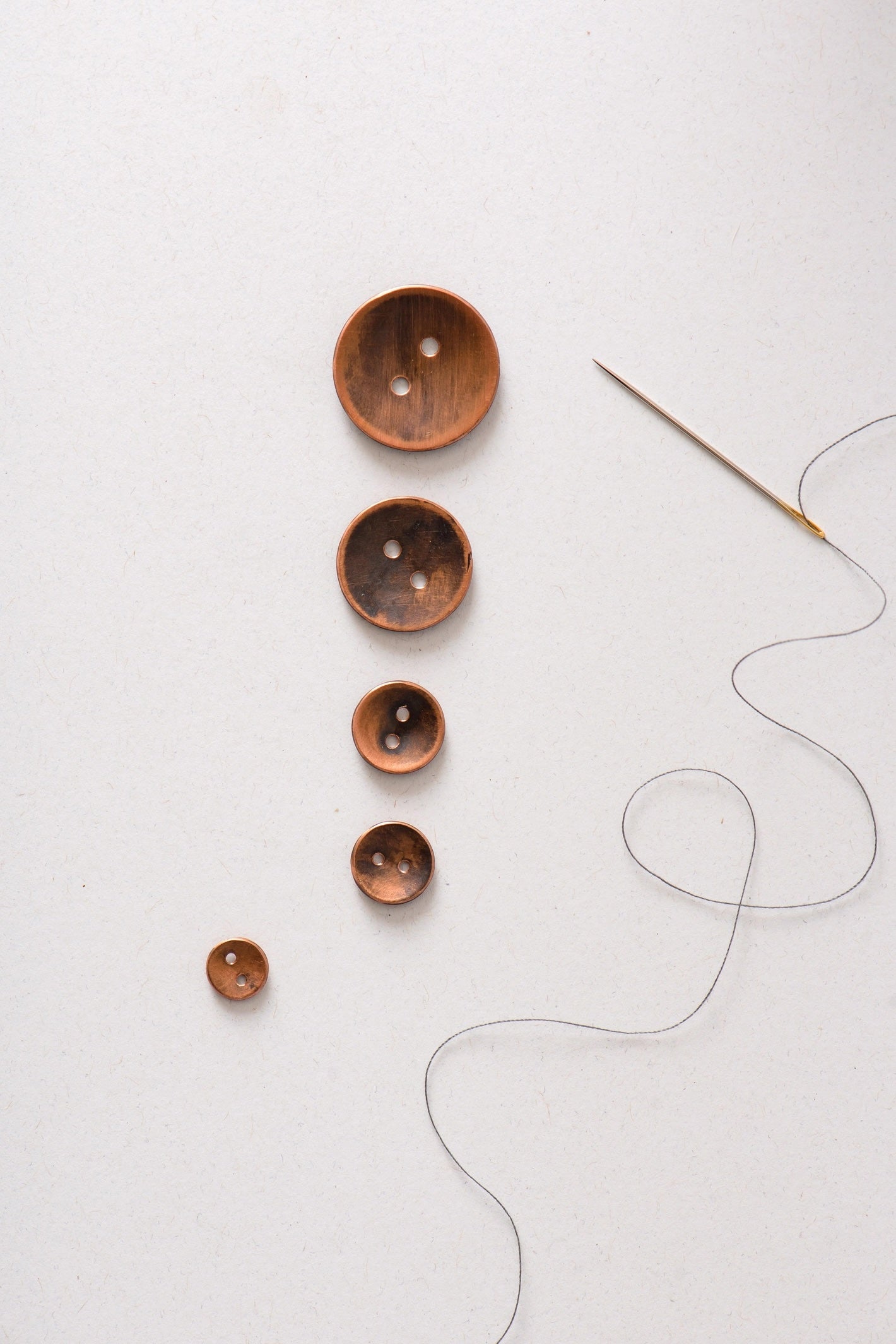 Classic Copper Buttons (3/8”) by Quince & Co