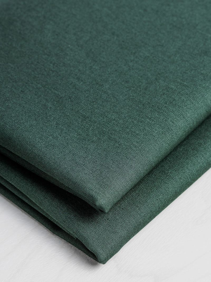 Lightweight Silky Cotton Poplin - Forest by Core Fabrics