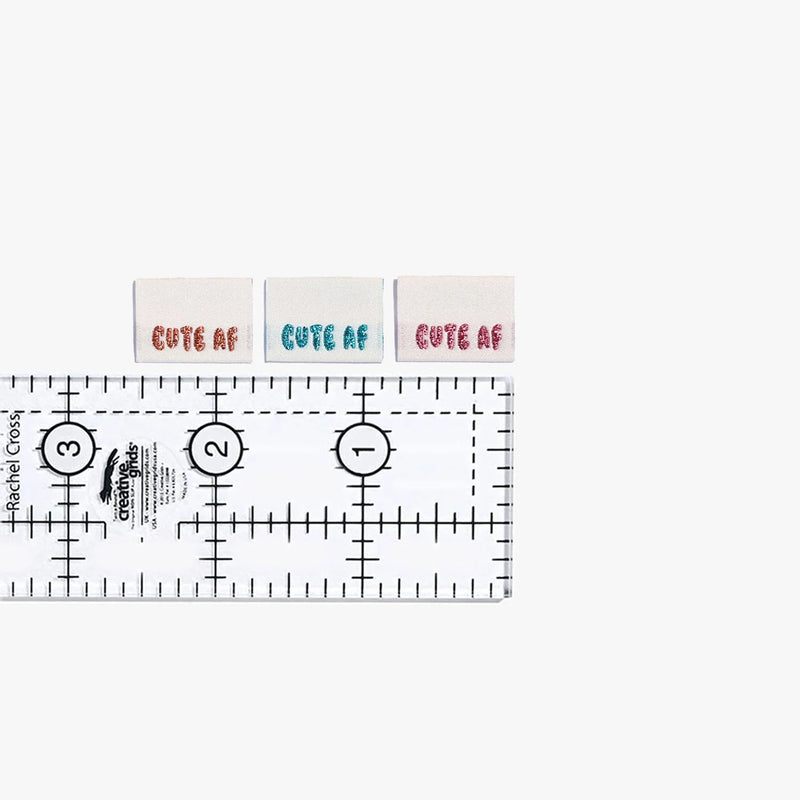 Cute AF Woven Sewing Label