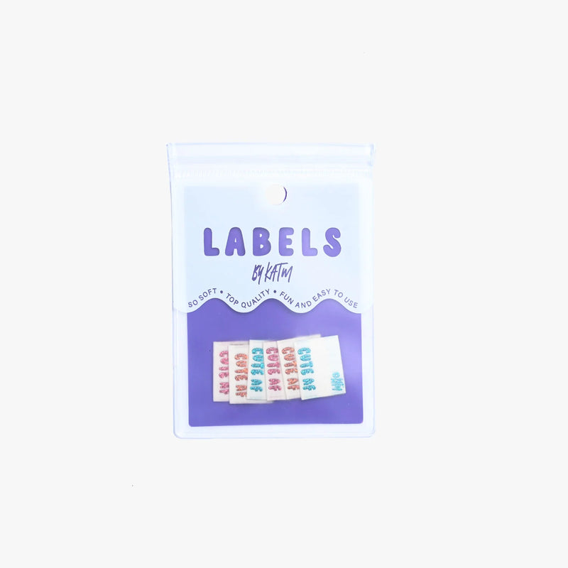 Cute AF Woven Sewing Label
