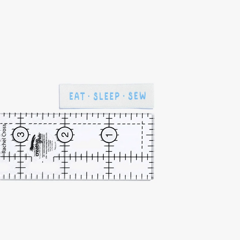 Eat Sleep Sew Woven Sewing Labels