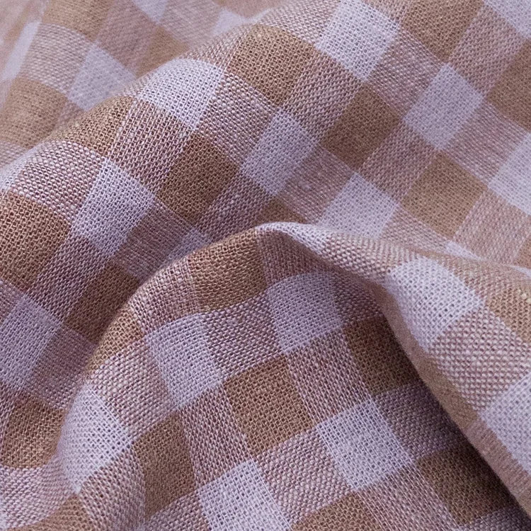 Eden Check in Lilac/Cocoa