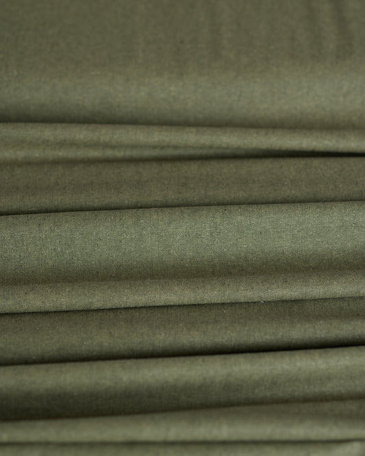 Essex Linen/Cotton Blend in Army