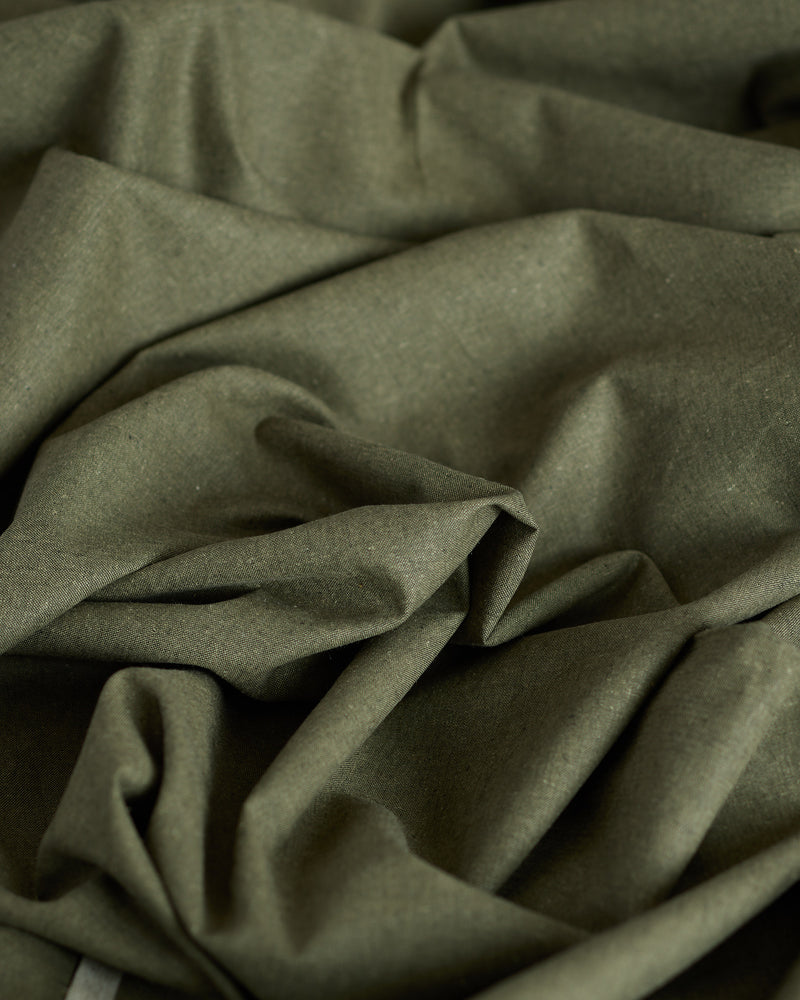 Essex Linen/Cotton Blend in Army