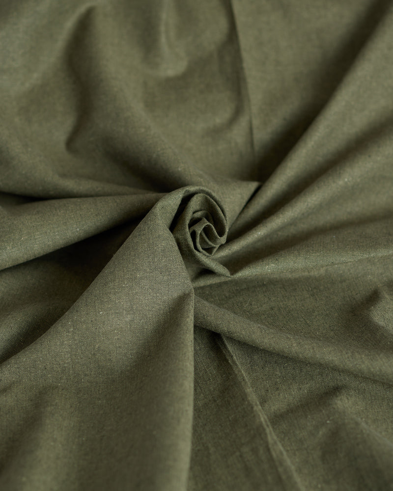 Essex Linen/Cotton Blend in Army