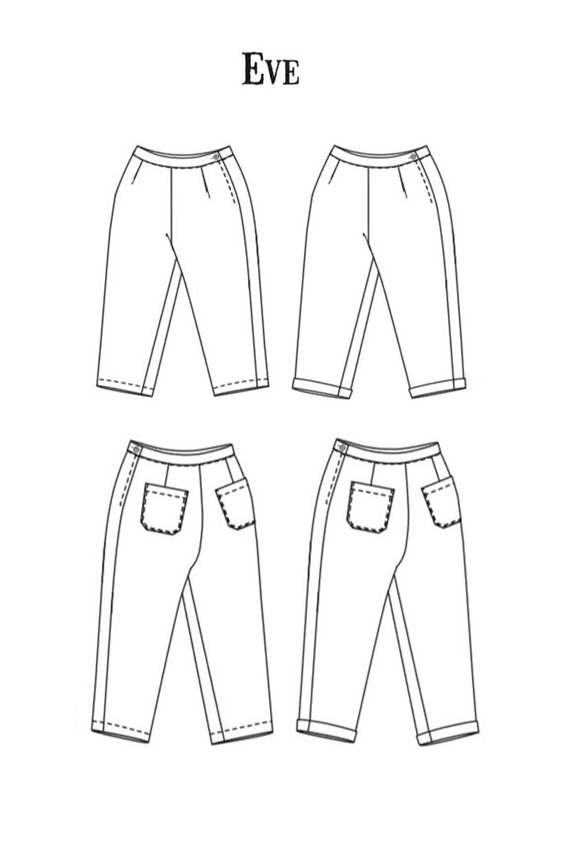 Eve Trouser PDF Pattern by Merchant & Mills