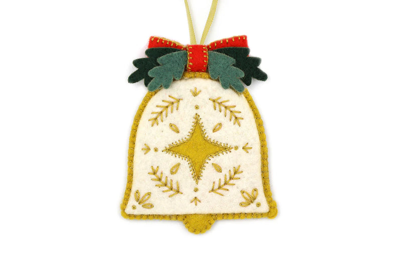 Bell- Felt Ornament Kit by Kiriki Press