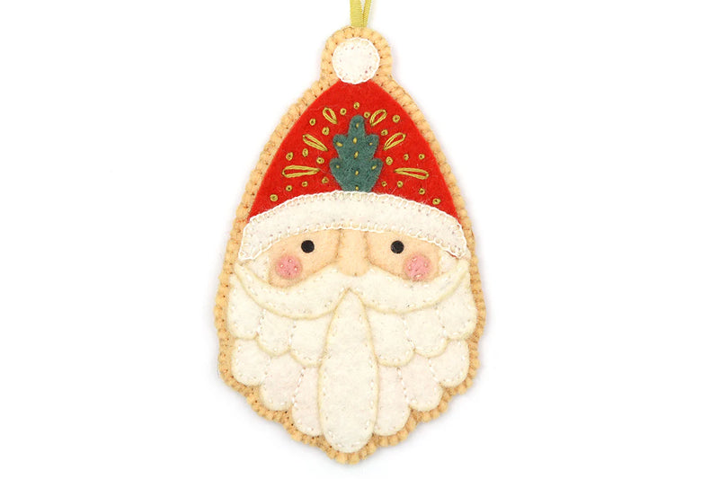 Santa Claus - Felt Ornament Kit by Kiriki Press
