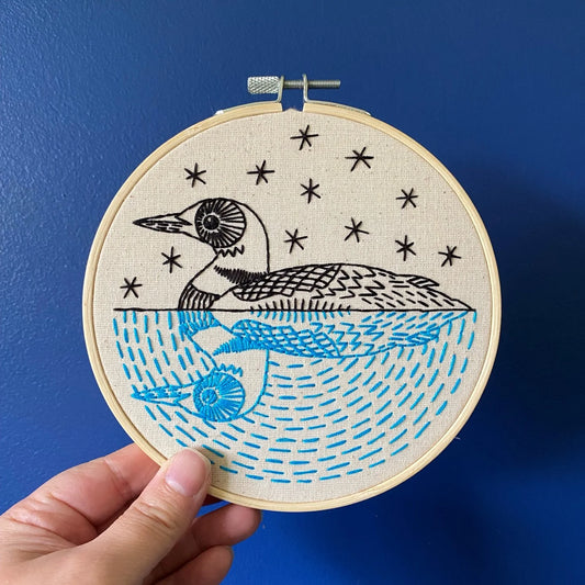 Loon Complete Embroidery Kit