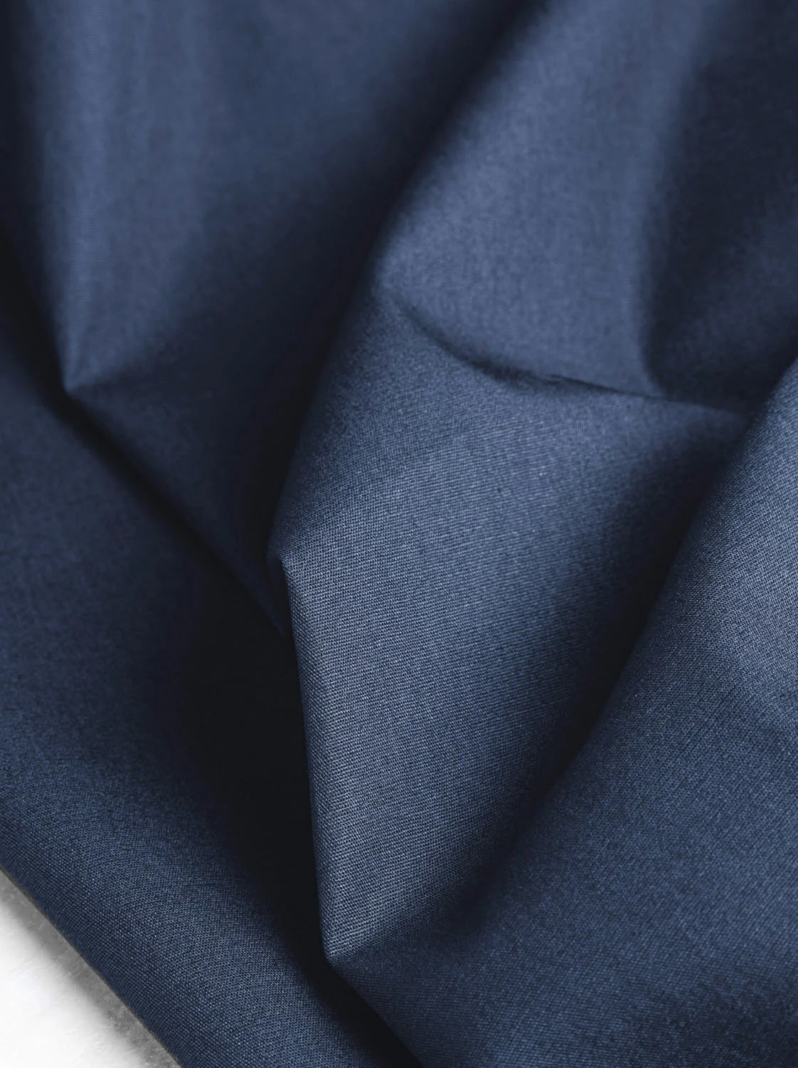 Lightweight Silky Cotton Poplin - Dark Slate Blue by Core Fabrics
