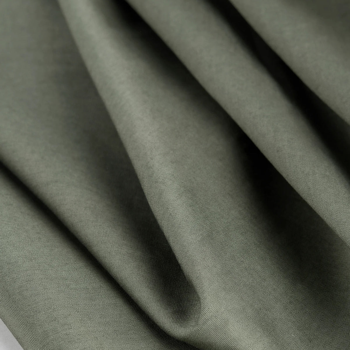 Lightweight Silky Cotton Poplin - Olive by Core Fabrics