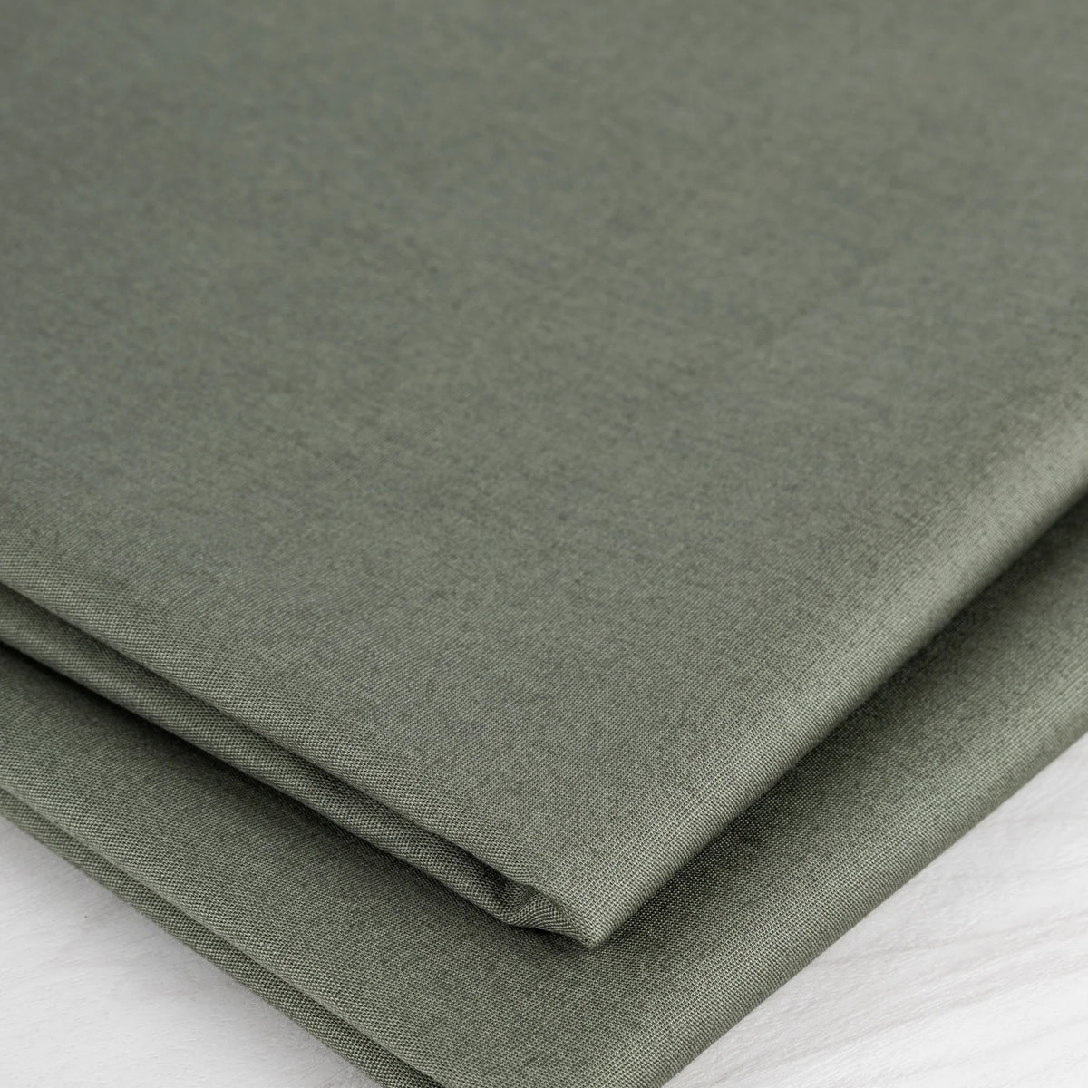 Lightweight Silky Cotton Poplin - Olive by Core Fabrics
