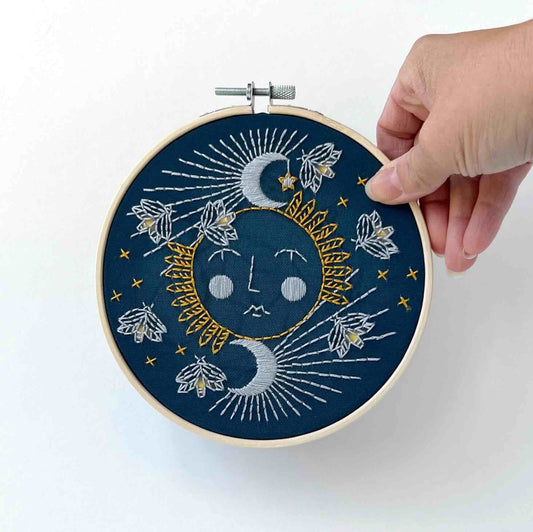 Moonglow Embroidery Kit by Rikrack