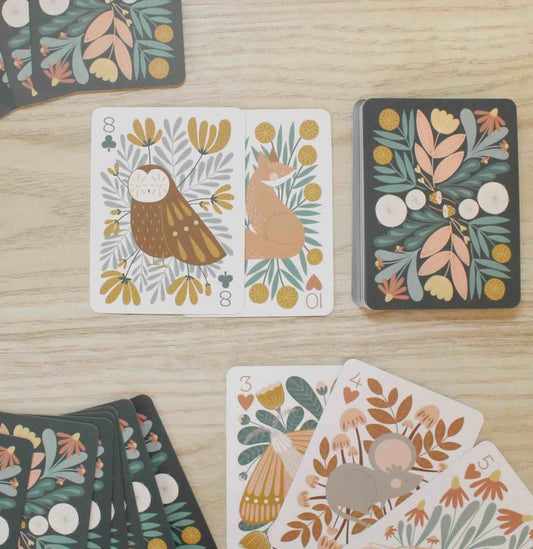Unique Nature Inspired Playing Cards Deck For Kids and All by oh, little wren