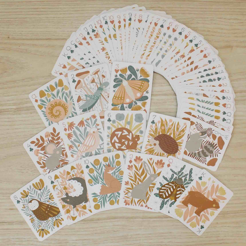 Unique Nature Inspired Playing Cards Deck For Kids and All by oh, little wren