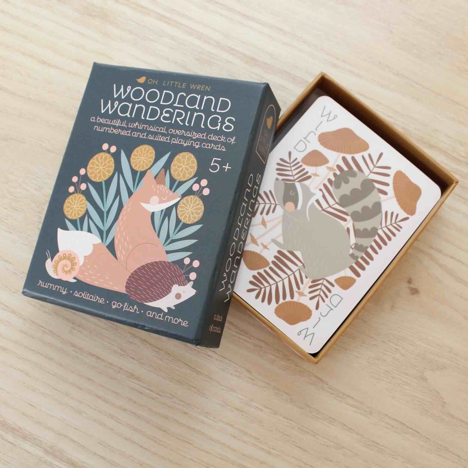 Unique Nature Inspired Playing Cards Deck For Kids and All by oh, little wren