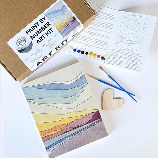 Paint By Number Art Kit by Bellamy Home Studio