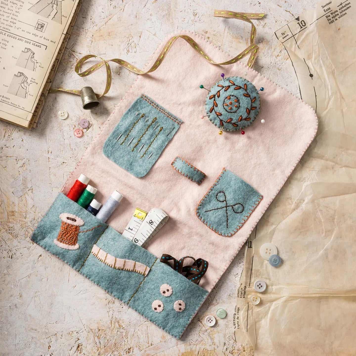 Sewing Roll Felt Craft Kit by Corinne Lapierre Limited