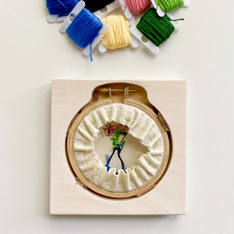 Square Modern Embroidery Hoop Frame for 6" Hoops