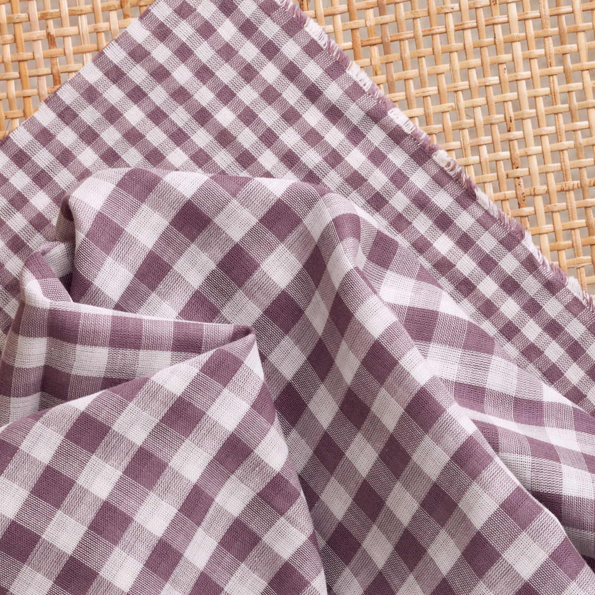 Gingham Off-White in Divine Parma
