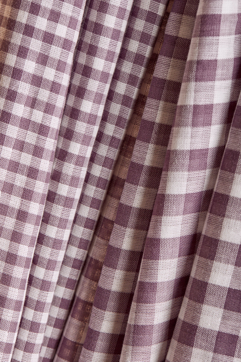 Gingham Off-White in Divine Parma