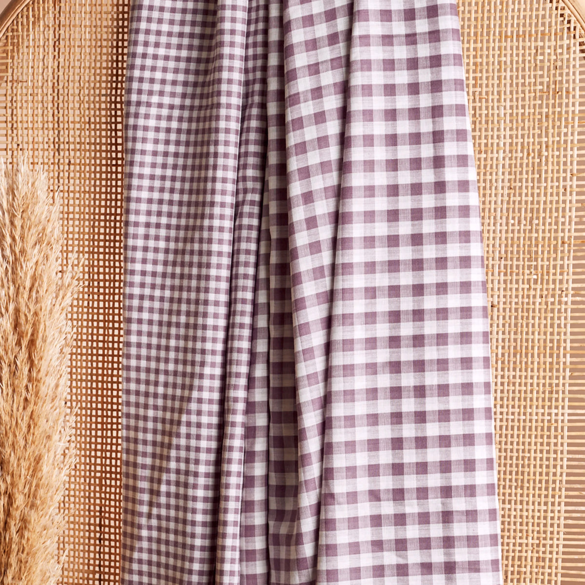 Gingham Off-White in Divine Parma