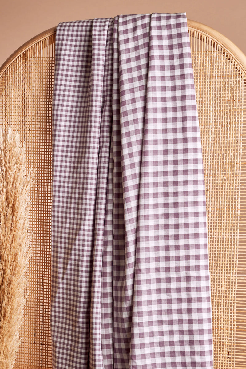 Gingham Off-White in Divine Parma